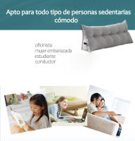 Cojín de Escritura de Lectura Almohada de Soporte de Espalda en Forma de Triángulo 100% Poliéster - details 4
