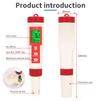 Bolígrafo Detector de calidad del agua 5 en 1, medidor de cloro, PH, H2, ORP, TEMP, CL2, probador, multifunción, Monitor de cloro para piscina, Spa - details 11
