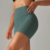 Pantalones cortos de yoga para mujer, mallas transpirables de cintura alta para entrenamiento, gimnasio, deportes atléticos - details 48