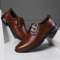 Moda 2022 nuevos zapatos de vestir antideslizantes para hombre, zapatos de cuero transpirable Mokasin con logotipo negro - details 8
