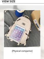 Mochila de Nylon de Gran Capacidad Universal Inserto de Bolsa de Escuela de Ocio para Hombres y Mujeres Cinturón - details 2