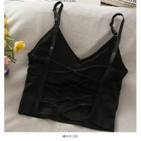 Top Deportivo para Mujer Camisola sin Mangas con Sujetador Incorporado Color Sólido Estilo Crop - details 2