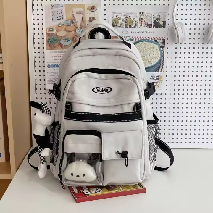 Mochila Informal 2025 Nueva Bolsa de Librería Hecha a Mano para Niñas Ideal para Estudiantes de Primaria y Secundaria - 1