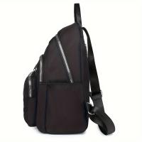 Mochila Vintage Gran Capacidad para Mujer - Bolso Casual de Nylon Ligero, Correas Ajustables, Cierre de Cremallera - details 20