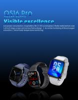 Reloj inteligente con pantalla completamente táctil de 1,69 pulgadas, oxígeno, presión arterial, prueba de frecuencia cardíaca, recordatorio de llamadas entrantes, IP67 - details 0