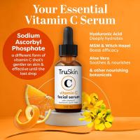 TruSkin Face Serum Duo – Suero de vitamina C y retinol para el rostro – Set de regalo para el cuidado de la piel antienvejecimiento para mujeres – Ayuda a mejorar la apariencia de líneas finas y arrugas para una piel más suave, 1 fl oz, 2 botellas - details 1