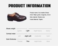Zapatos de hombre con zapato completo con capa de punta de piel de vaca de nuevo estilo de moda - details 10