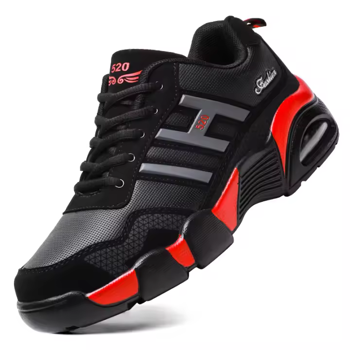 Zapatos Deportivos informales para hombre, zapatillas de baloncesto antideslizantes con cojín de aire, impermeables, cómodas, de tenis - 1
