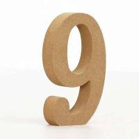 Ártesanía de Números Árabes de Madera 10cm de Largo Ideal para Fiestas, Bodas, Decoración del Hogar - details 10