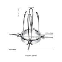 Dilatador anal y vaginal de metal ajustable Leten New Metal, espéculo vaginal, tapón anal grande, juguetes sexuales BDSM para hombres homosexuales. - details 1