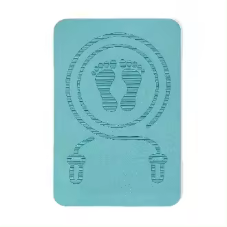 Alfombra de Cuerda de Salto Antideslizante 40x60cm Para Absorción de Choques y Yoga - 1