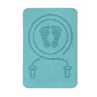 Alfombra de Cuerda de Salto Antideslizante 40x60cm Para Absorción de Choques y Yoga - 1
