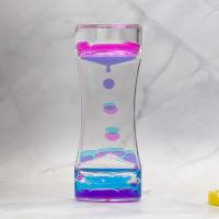 Temporizador de movimiento Paquete de reloj de arena colorido Burbuja líquida Fidget Ansiedad sensorial Autismo Actividad para niños Calma Relajarse - details 0