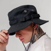 Sombrero de verano para hombre, protección UV exterior, ala ancha, senderismo, sombrero de pescador de malla, sombrero de playa con protección solar - details 1