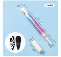 Lápiz de dibujo para arte de uñas, esmalte de Gel único, grafiti de belleza, decoración impermeable, pintura acrílica, delineador de fácil secado, herramienta de manicura - details 9