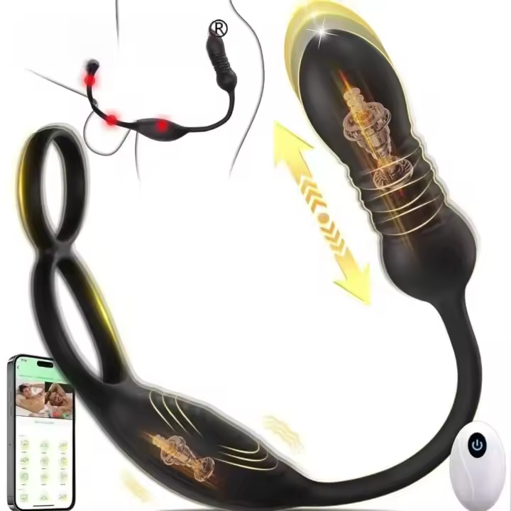 Leten Vibrador Anal Prostático Juguete Sexual para Hombres para Retrasar la Ejaculación - 1