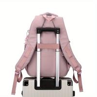 Mochila de nailon de moda para mujer, mochila informal resistente al agua de gran capacidad con correas ajustables - details 4
