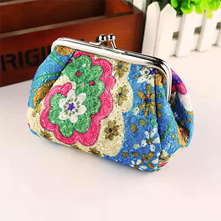 Mini cartera de monedas 2022 Estilo con correa para mujeres Porta tarjetas de billetera - 1