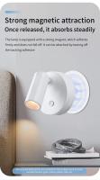 Lámpara de pared LED magnética, Interruptor táctil recargable por USB, luces de pared, foco inalámbrico regulable, lámpara de noche para dormitorio, luz de lectura - details 1