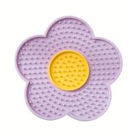 Alfombrilla de Comida para Mascotas en Forma de Girasol Anti-estragado para Gatos - details 2
