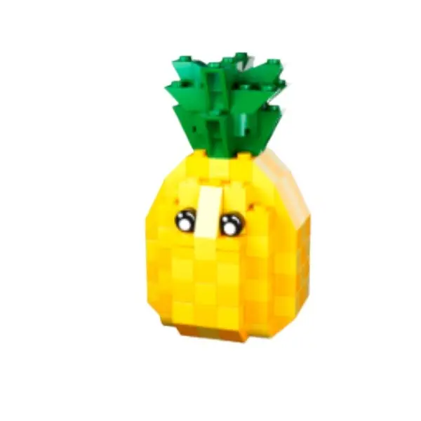 6 piezas Caja Misteriosa Frutal Xiaofangle - Bloques Ensamblables Educativos (12 juegos, DIY para Niños) - Colcciona 6 Frutas Diferentes! - 1