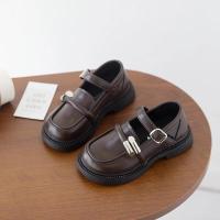Zapatos de cuero para niños y niñas, mocasines versátiles de estilo británico a la moda, uniforme antideslizante de fondo suave, novedad de otoño, 2024 - details 5