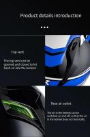 Casco de moto 3c para hombre y mujer, homologado, medio, para todas las estaciones, para invierno - details 3