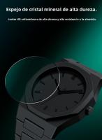 Reloj Unisex de Diseño Nórdico Cuarzo Ultraligero 51g, Resistente al Agua 30M, Caja de Plástico Premium con Estuche Negro y Destornillador para Personalización - details 1