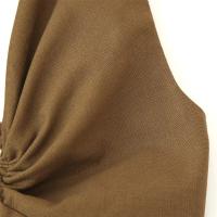 PB&ZA2025 Verano Nuevas Llegadas Vestido Largo Holgado Sin Mangas con Cuello Halter con Cordones y Hebilla para Mujer - details 10