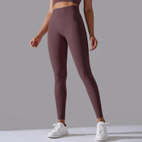 Pantalones de yoga sin costuras para mujer, ropa deportiva Fiess, leggings de cintura alta, pantalones de ejercicio para correr, 11 colores - details 44