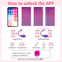 Estimulador de Placer Huevo Vibrante Inalámbrico Control Remoto APP Masajeador de G-spot y Vagina - details 0