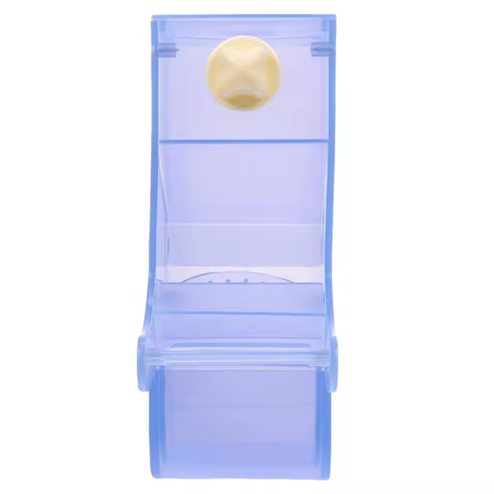Comedero para loros, cuenco de comida para pájaros, contenedor de comida para loros, estructura Simple, suministros para pájaros, B - 1