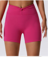 Pantalones Cortos De Deporte Para Mujer, Pantalones De Yoga De Cintura Alta Con 2 Bolsillos Laterales, Mallas Cortas De M - details 11