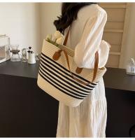 Bolso de Paja Grande para Mujer Estilo Nuevo, Capacidad de Bolso de Playa, Bolso de Hombro Único, Bolso de Paja para Mujer - details 7