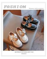 Zapatos pequeños de cuero para niña, zapatillas planas con lazo, de princesa, cómodas, para caminar, para primavera, 2024 - details 13