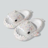 Zapatillas de sandía para hombre y mujer, chanclas planas informales con dibujos animados de tiburón Eva, Chanclas de playa, novedad de verano - details 17