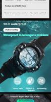 SHUNWAY Reloj electrónico deportivo para niños y adolescentes, despertador, sincronización multifuncional, reloj universal para hombres y mujeres - details 3
