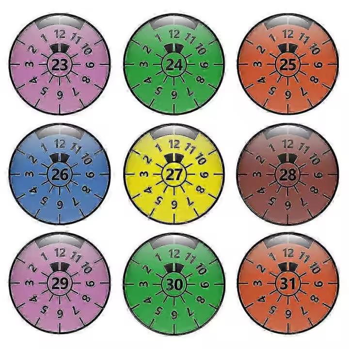 2 uds pegatina de Gel 3d insignia de sello de matrícula, calcomanías de placa Tuv-gsla - 1