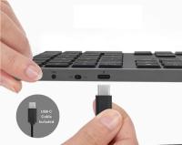 2.4Ghz Wireless + Bluetooth Numeric Keypad K35 Number Pad USB C Rechargeable Numpad for IOS Android Windows Digital Keyboard - details 4
