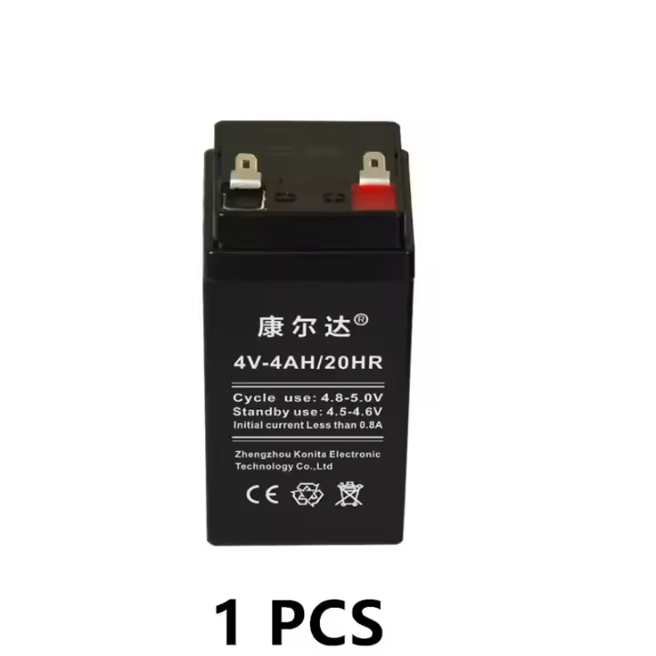 100% original. 4V 4.0Ah. Batería recargable de plomo-ácido Aplicación. Balanza Electrónica de Escritorio. Luz de emergencia. Juguete para niños - 1