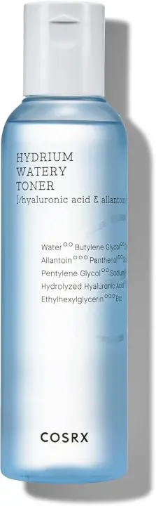 Tónico acuoso COSRX Hydrium, 150 ml / 5,07 fl.oz Tónico hidratante ácido Ácido hialurónico, alantoína, pantenol |   Cuidado de la piel coreano, - 1
