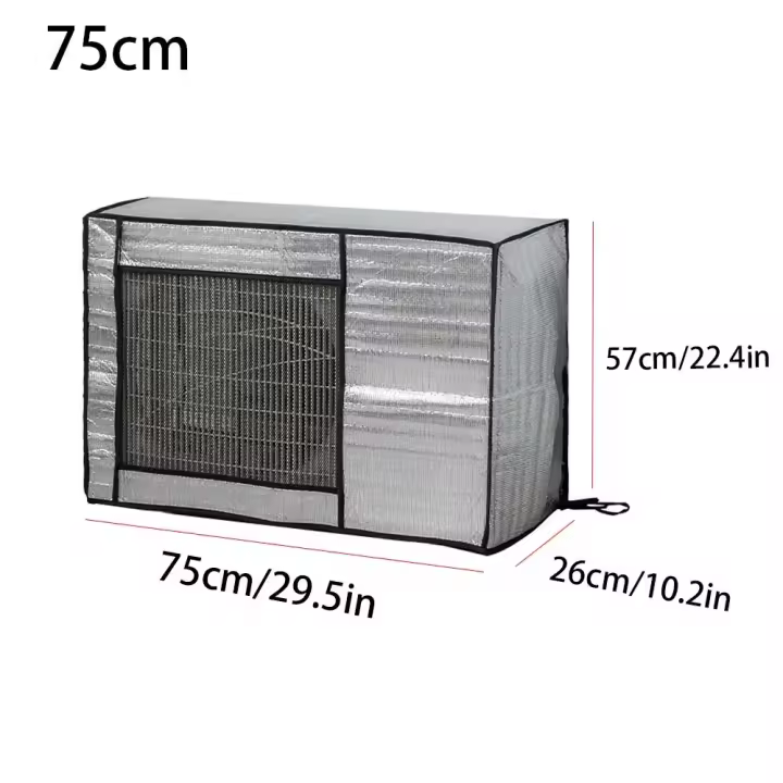 Cubierta de aire acondicionado portátil, protección solar e impermeable, selección de varios tamaños, defensor antinieve - 1