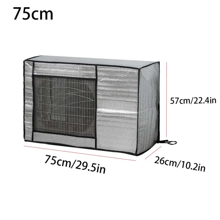 Cubierta de aire acondicionado portátil, protección solar e impermeable, selección de varios tamaños, defensor antinieve - 1