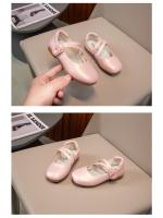 Zapatos de cuero con flores para niña, calzado plano de princesa para fiesta de boda, dulce y suave, clásico, para primavera y otoño - details 4