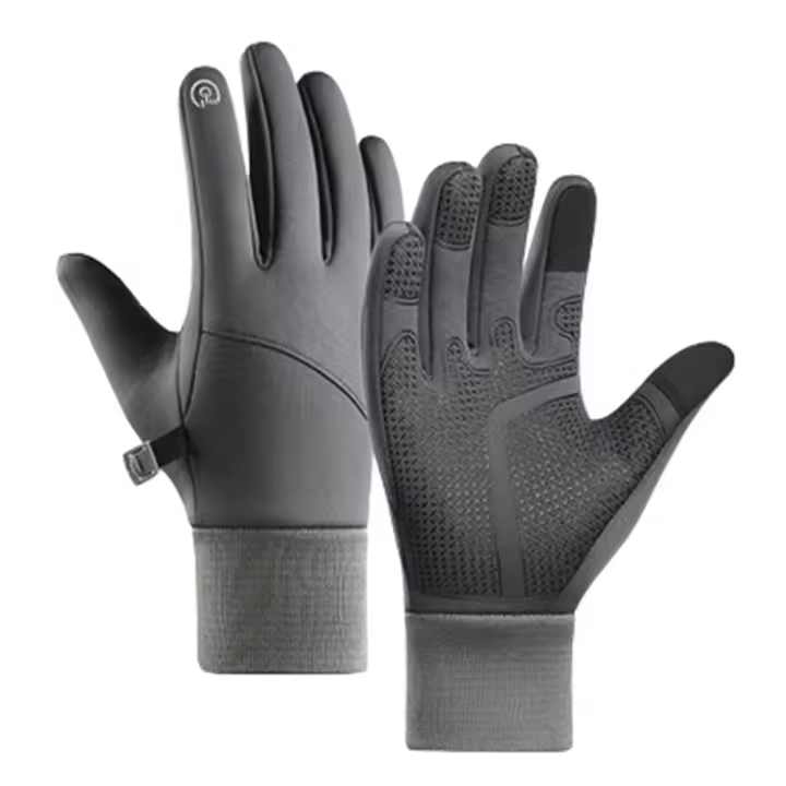 Guantes de invierno cálidos multifunción, manoplas deportivas antideslizantes ultraligeras, manoplas térmicas de dedo completo para conducción al aire libre, hombres y mujeres - 1
