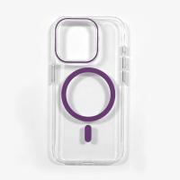 Para Magsafe funda de teléfono transparente para iPhone 16 15 14 13 Pro Max Plus 16e transparente magnético inalámbrico antiarañazos cubierta de PC - details 16