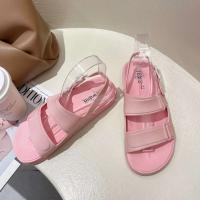 Nuevo 2025 Zapatillas Edición coreana diseño Color caramelo fondo plano verano zapatos de mujer Sandalias deportes y ocio Zapatillas - details 2