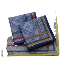 Pañuelo cuadrado de algodón Jacquard para hombres, toalla de bolsillo con flores de anacardo para caballeros, regalo de Navidad para fiesta de boda y Año Nuevo - details 4