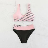 Bikini push-up blanco para mujer, microbañador sexy a rayas de talla grande, conjunto de dos piezas, traje de baño brasileño XXXL - details 17