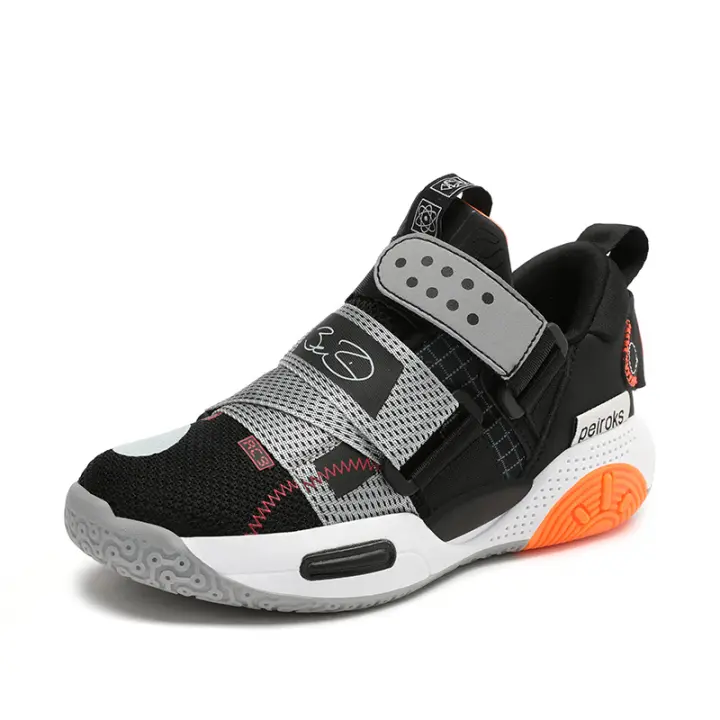 Nuevos zapatos de baloncesto para niños, zapatillas de deporte para niños, suela gruesa antideslizante, zapatos deportivos para niños, zapatos de entrenamiento de cesta para niños - 1